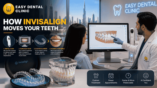 Invisalign helps move your teeth over time