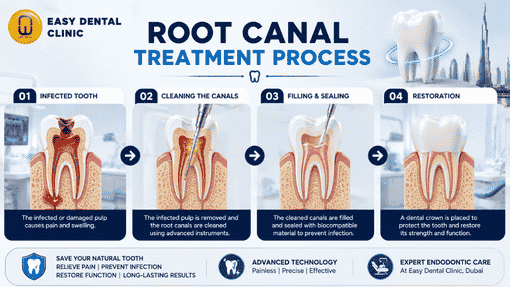 Root Canal Treatment In Dubai — What Happens During the Process