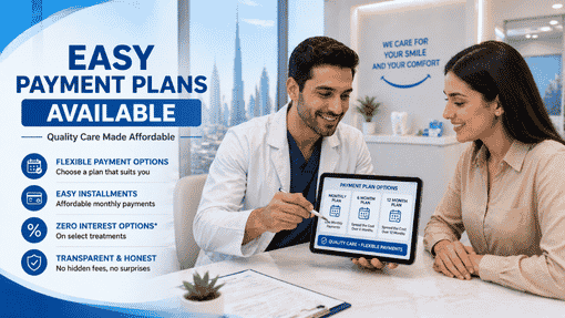 instalment options for orthodontic and implant treatments