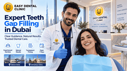 Is teeth gap filling painful